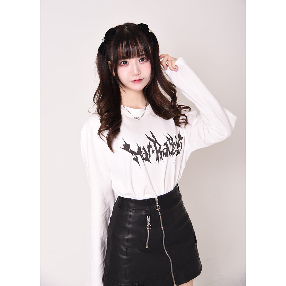【販売終了】闇病ロングTシャツ<ホワイト>