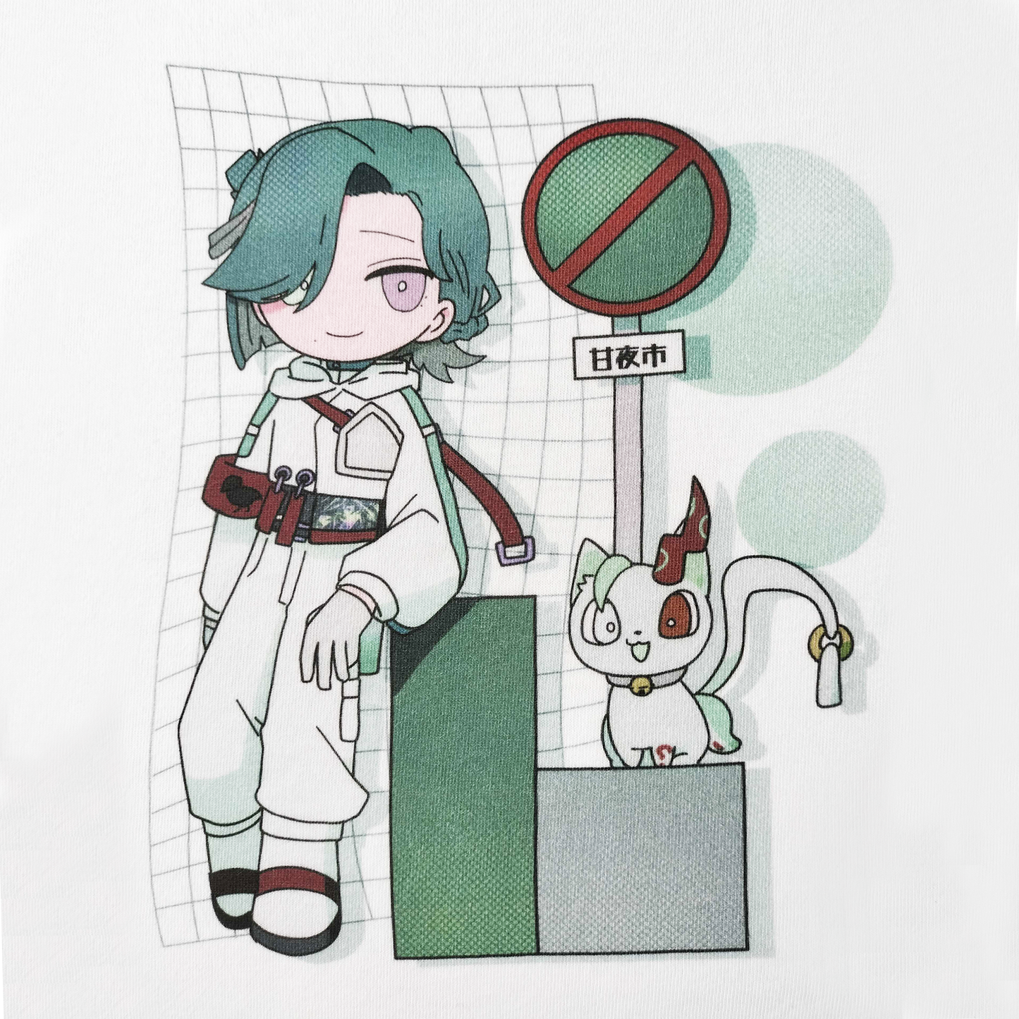 【販売終了】甘夜市グラフィックTシャツ