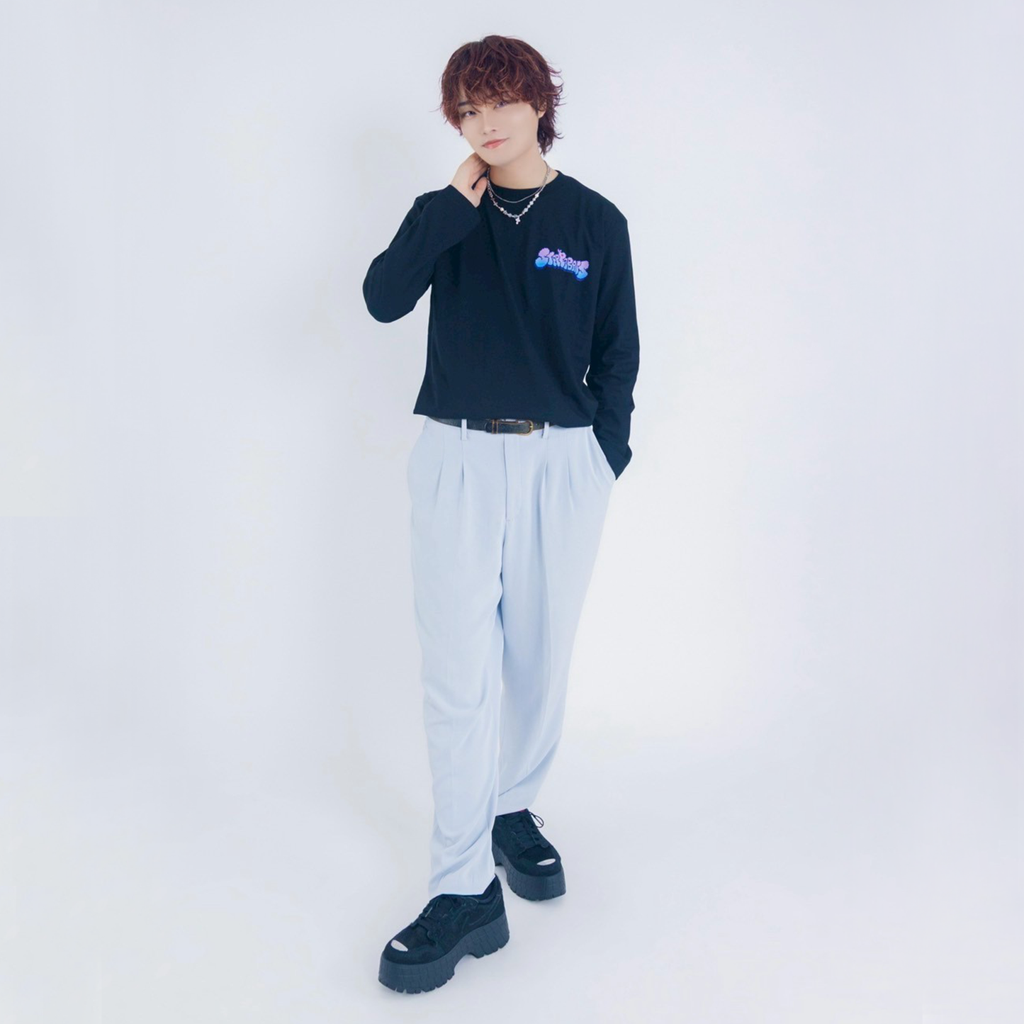 【予約販売】グラフィティロングTシャツ<ブラック>